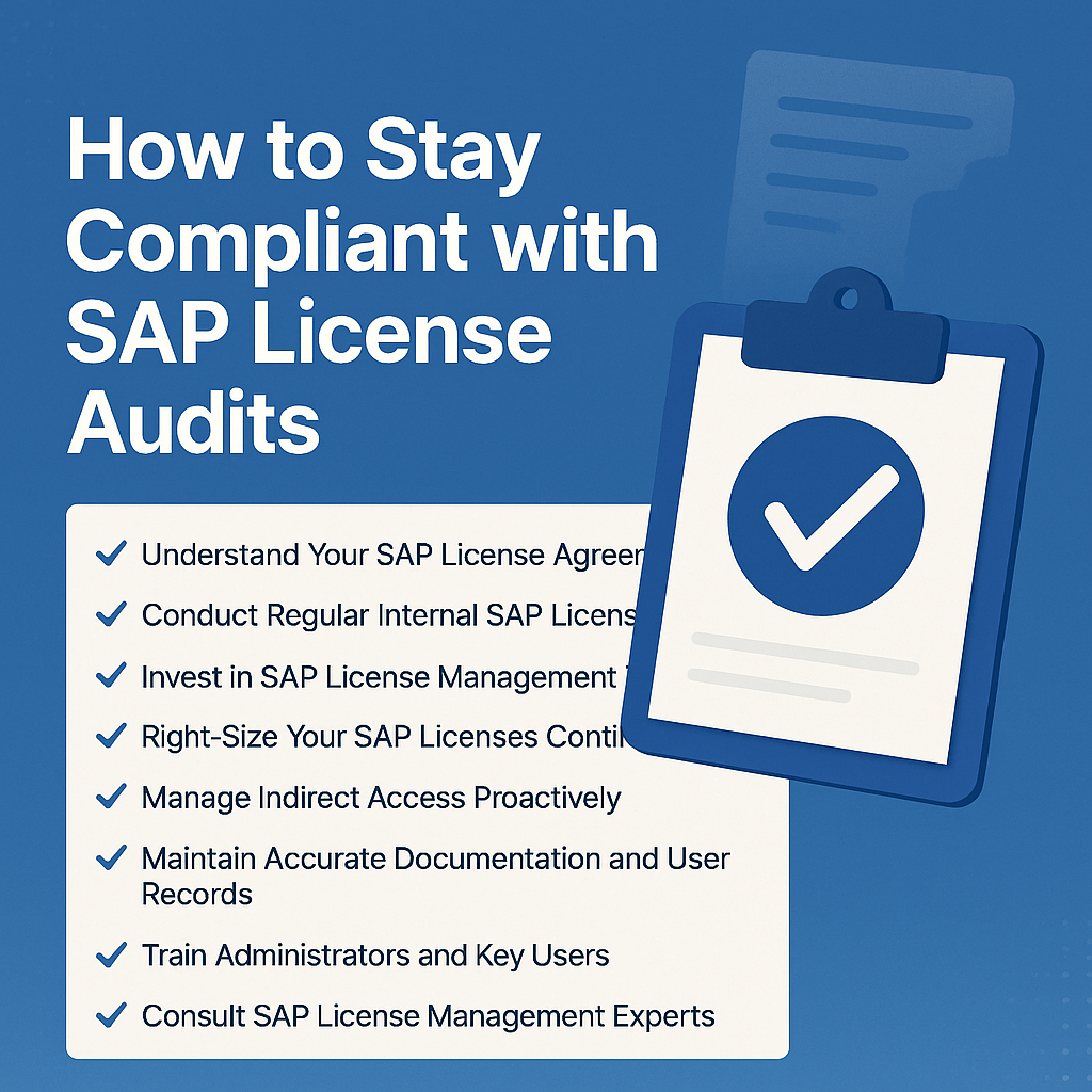 Staying Compliant with SAP Audits